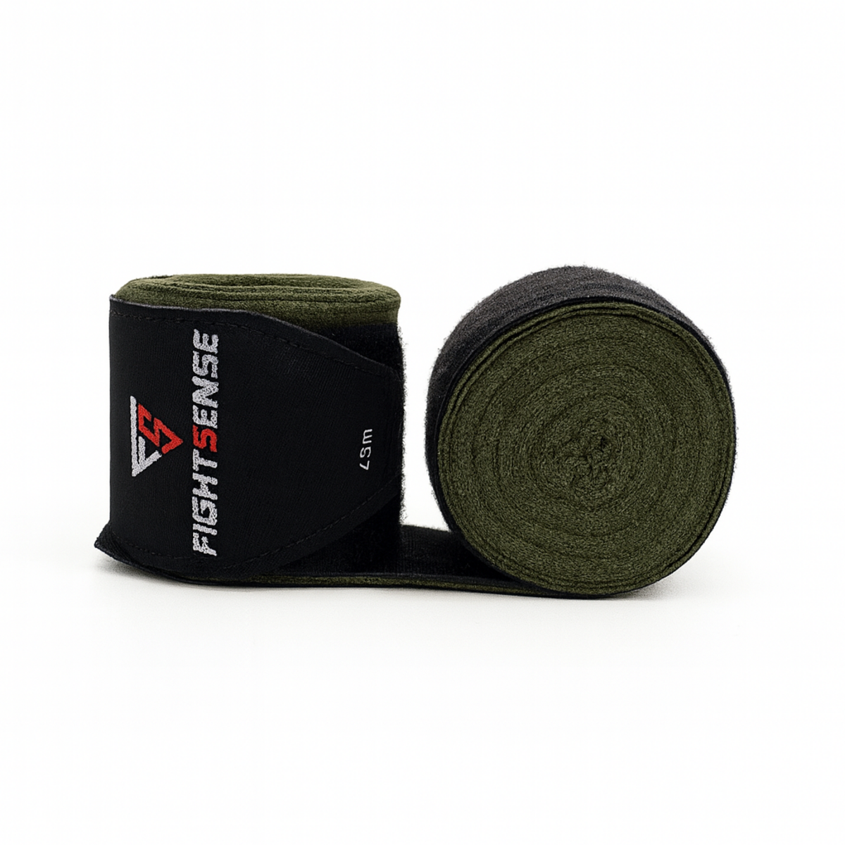 Fightsense Bandes de boxe 450cm – Military vert