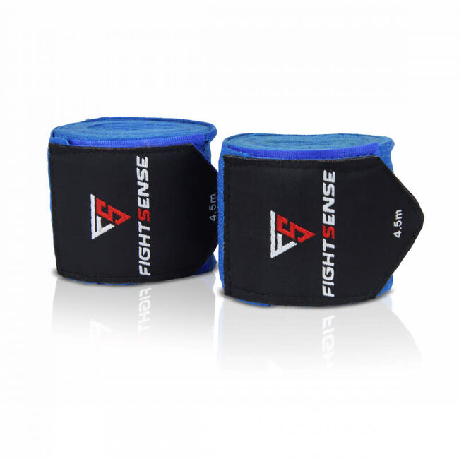 Fightsense Fightsense - bandages - BLAUW 450cm