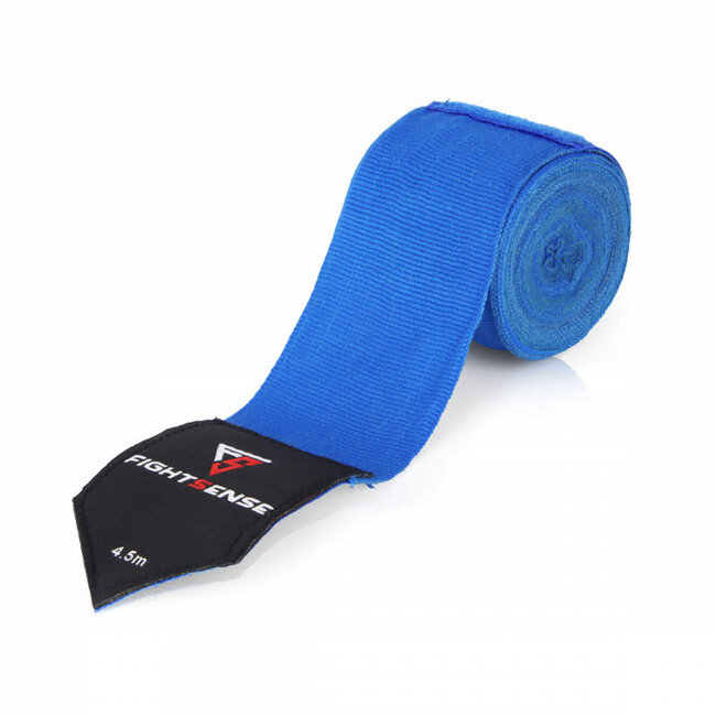 Fightsense Fightsense - bandages - BLAUW 450cm