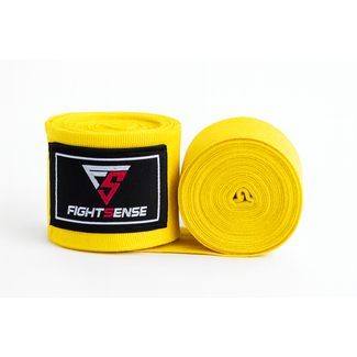 Fightsense Fightsense - bandages -  GEEL 500cm