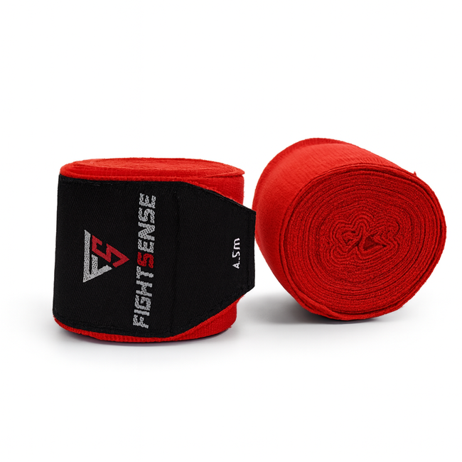 Fightsense FIGHTSENSE - BANDAGE - ROOD - 450CM