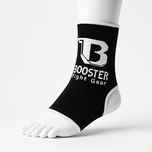 Booster Fightgear Booster Enkelsok Pro Zwart – Extra Steun en Bescherming (One Size)