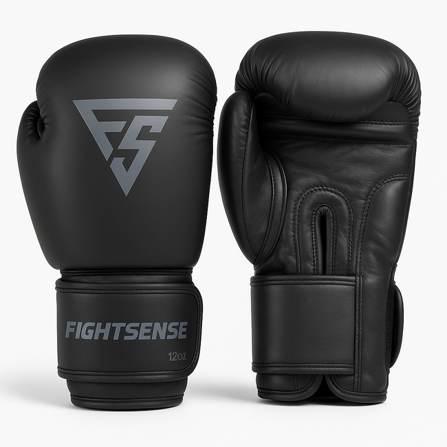 Fightsense FIGHTSENSE - BOKSHANDSCHOENEN (LEER) - ECLIPSE V1
