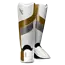 Hayabusa T3 Full-Back Scheenbeschermers - White/Gold