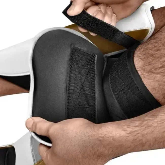 Hayabusa Hayabusa T3 Full-Back Scheenbeschermers - White/Gold