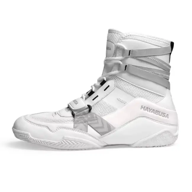 Hayabusa Bokshandschoenen - Strike Boxing Shoes - WIT