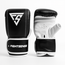 Fightsense XTM Zakhandschoenen Zwart/Wit – Leren Bokshandschoenen voor Zaktraining – Bokshandschoenen voor vechtsport en training