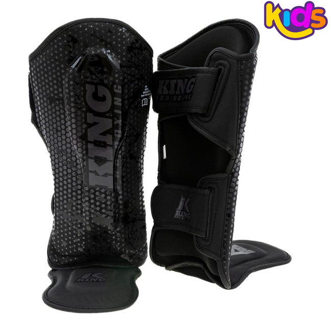 King Pro Boxing KING - SCHEENBESCHERMERS VOOR KIDS - KPB/SG Hexagon 1 - BLACK/BLACK