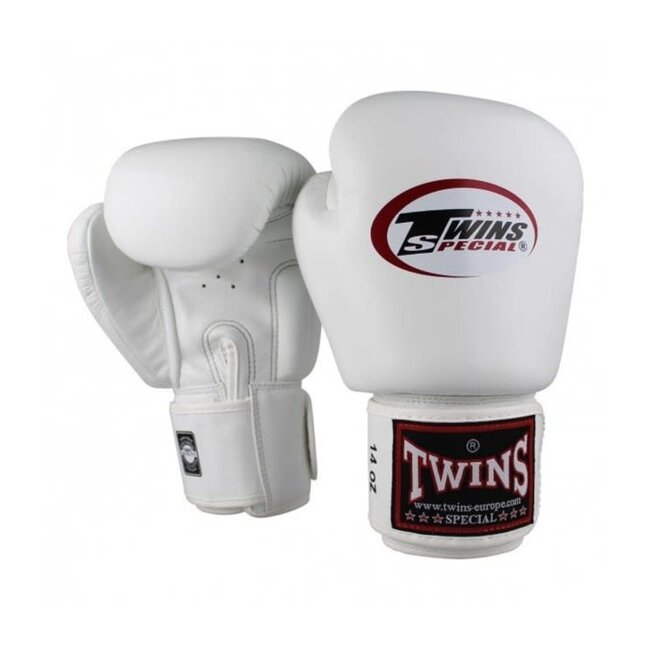 Twins Special Twins BGVL 3 Bokshandschoenen – Wit – Echt Leer – Voor Boksen & Kickboksen
