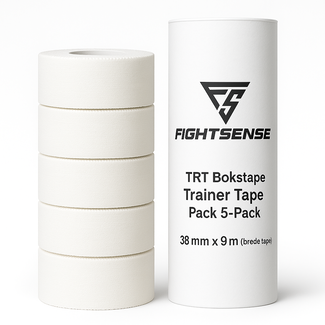 Fightsense TRT Bokstape – Trainer Tape – 5-Pack – 3.8cm x 9m – Sporttape voor Boksen & MMA