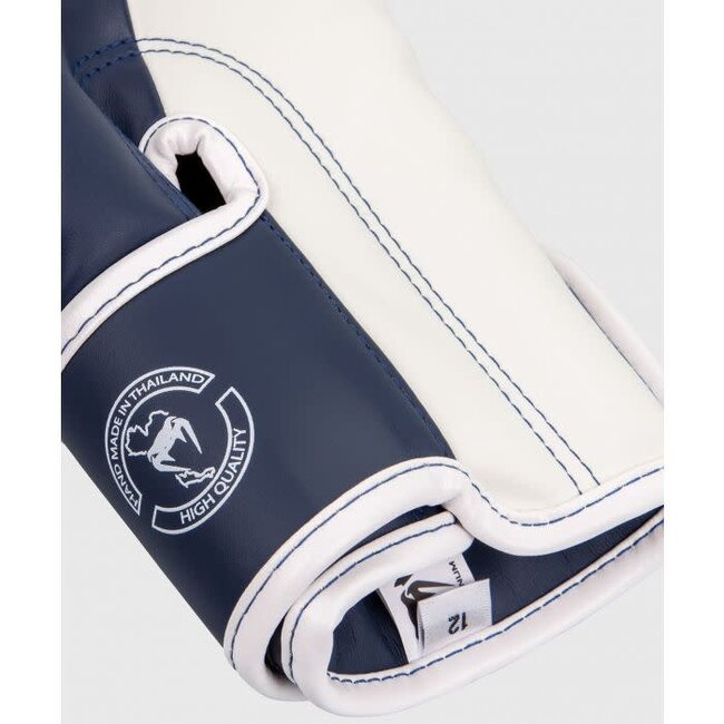Venum Elite - BOKSHANDSCHOEN - White/Navy Blue