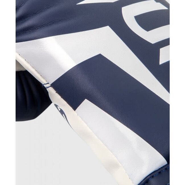 Venum Elite - BOKSHANDSCHOEN - White/Navy Blue