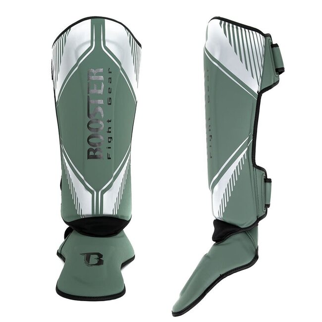 Booster Fightgear SCHEENBESCHERMERS - BANGKOK SERIES 3 - GROEN/ZILVER