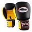 Twins Special BGVL 3 Leren Bokshandschoenen – Zwart/Geel – 12oz, 14oz en 16oz