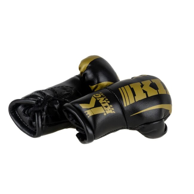 King Pro Boxing MINI BOKSHANDSCHOEN - KPB MINI 1 - Zwart/Goud