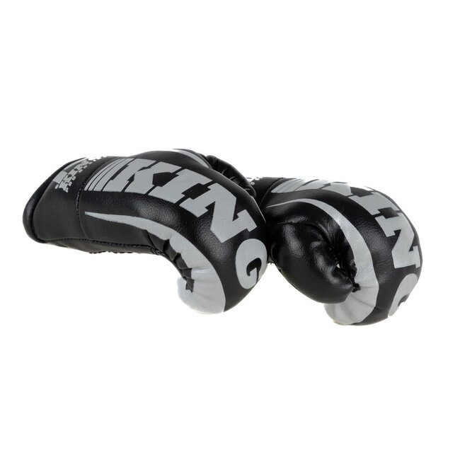 King Pro Boxing MINI BOKSHANDSCHOEN - KPB MINI 2 - Zwart/Grey