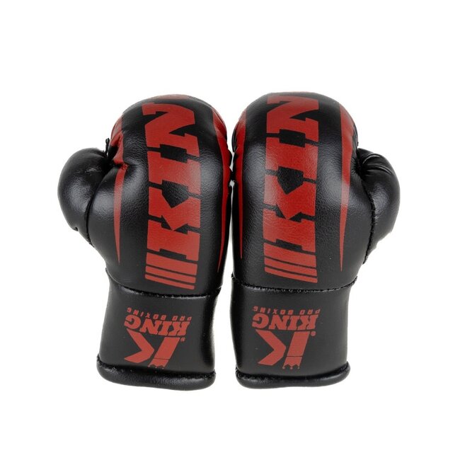 King Pro Boxing MINI BOKSHANDSCHOEN - KPB MINI 3 - Zwart/Rood
