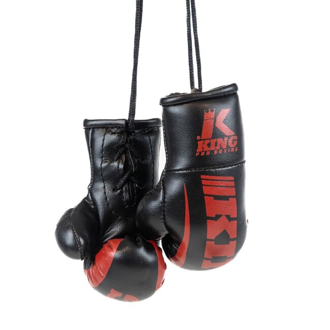 King Pro Boxing MINI BOKSHANDSCHOEN - KPB MINI 3 - Zwart/Rood