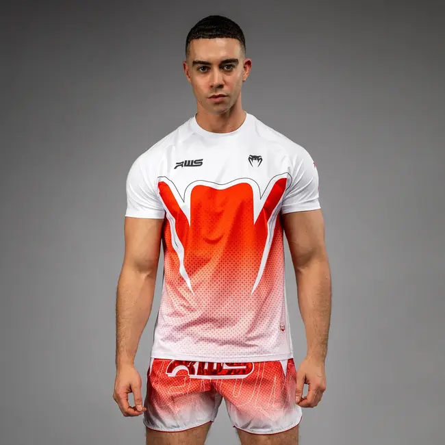 Venum VENUM x RWS 2.0 Men’s Dry-Tech T-Shirt - White/Red