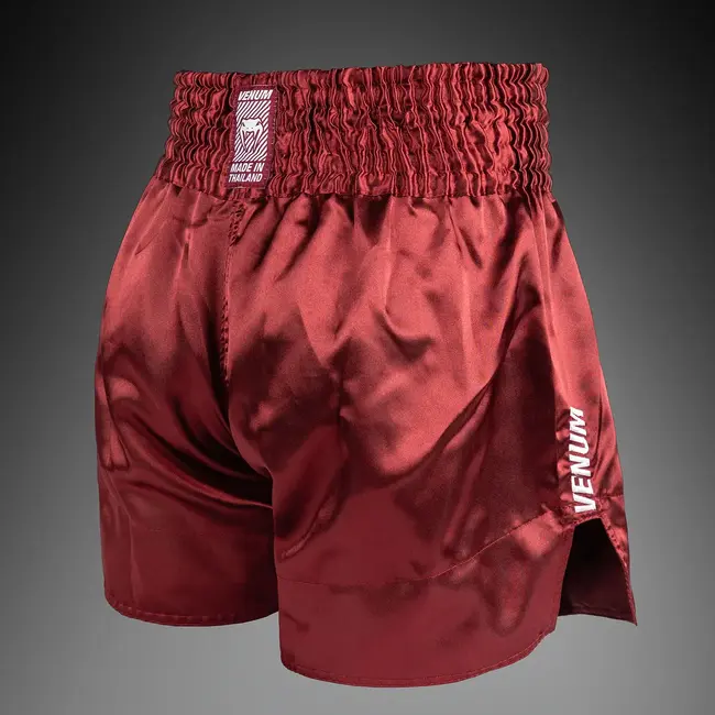 Venum VENUM - Classic Evo Muay Thai Shorts - Burgundy