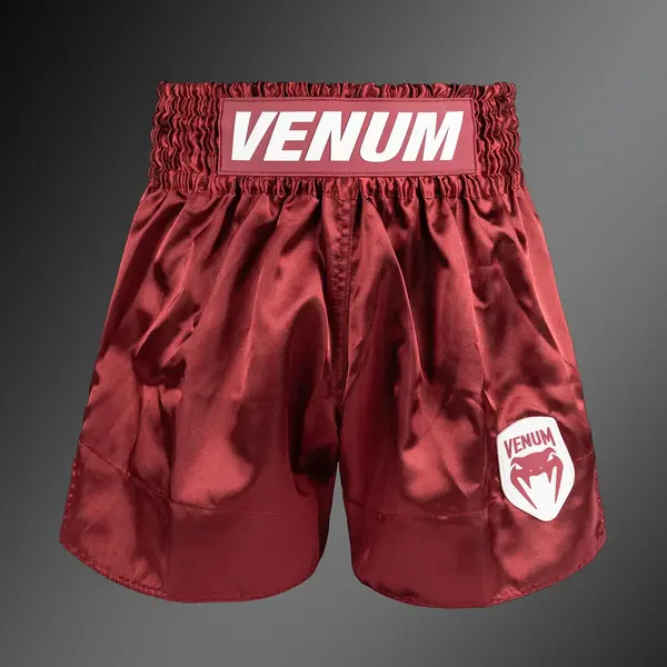 Venum Classic Evo short de Muay Thaï - bordeaux