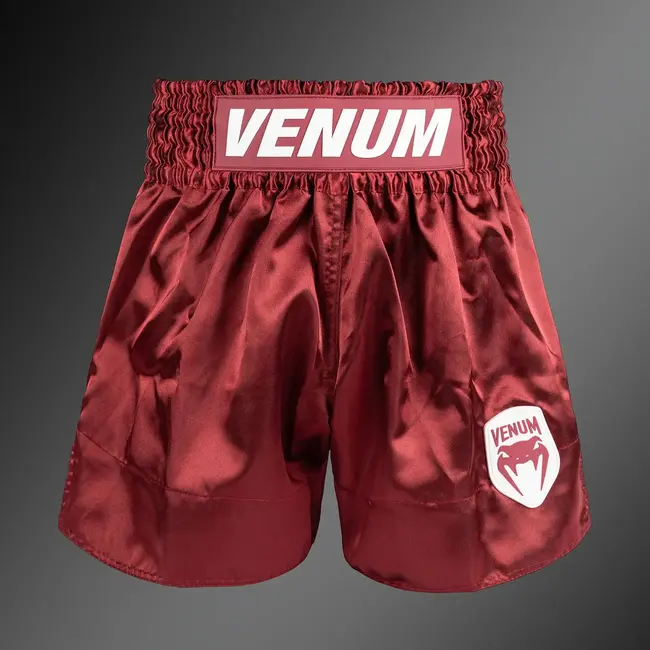 Venum VENUM - Classic Evo Muay Thai Shorts - Burgundy