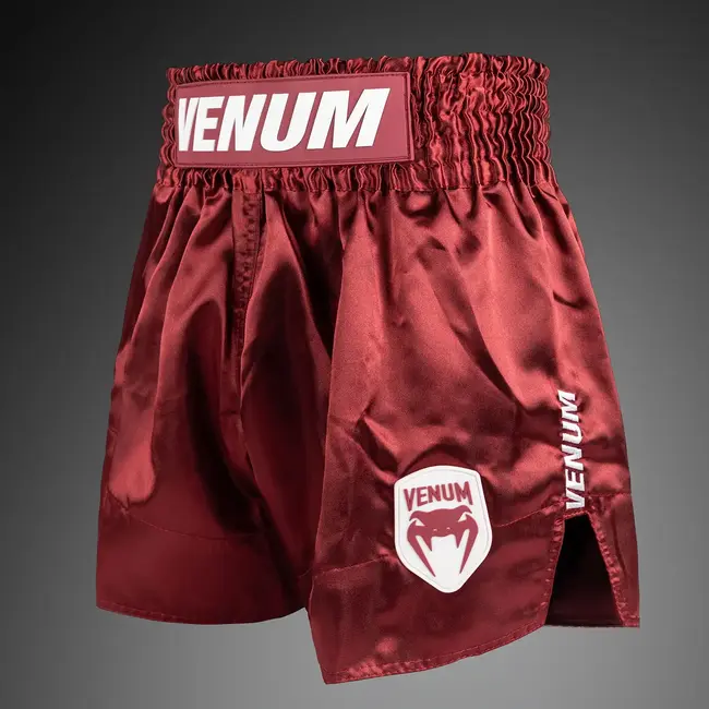 Venum VENUM - Classic Evo Muay Thai Shorts - Burgundy