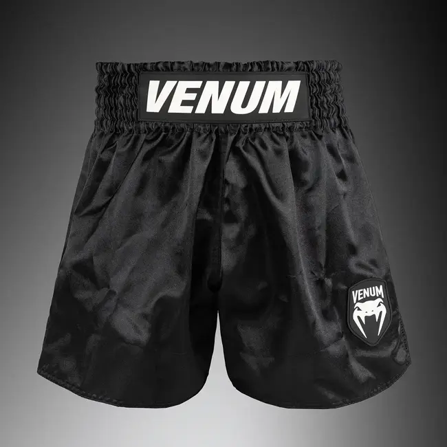 Venum VENUM - Classic Evo Muay Thai Shorts - Black/White
