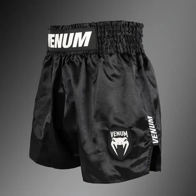 Venum Classic Evo Muay Thai Shorts - Black/White