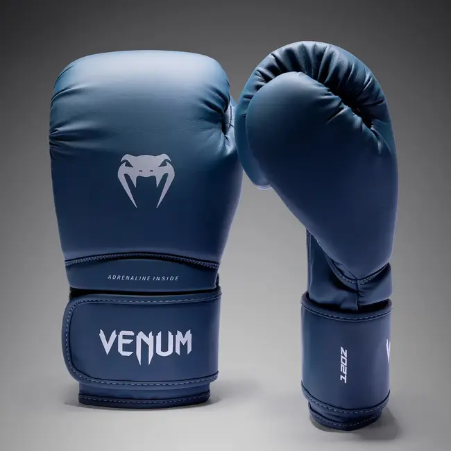 Venum VENUM Contender 1.5 Boxing Gloves - Midnight Blue/ Silver