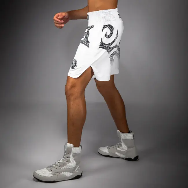 Venum Mike Tyson Tiger Boxing Shorts - Optical White/Deep Black