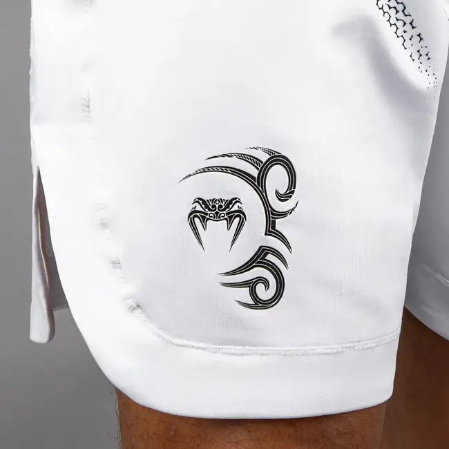 Venum VENUM x Mike Tyson Tiger Boxing Shorts - Optical White/Deep Black