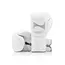 NSPIRE NSPIRE Elite Leren Bokshandschoenen met Veters – Wit/Zilver – 12 t/m 16 oz