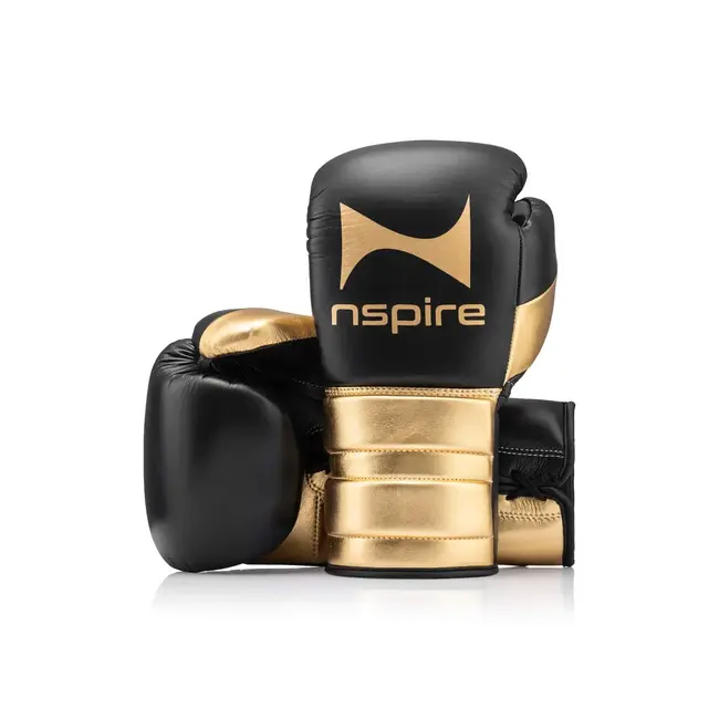 NSPIRE NSPIRE Elite – Pro Gold Limited Edition – Echt Leer – Bokshandschoenen met Veters