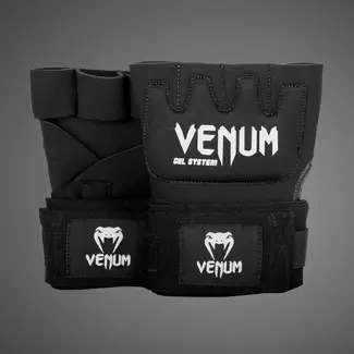Venum KONTACT - GEL BINNENHANDSCHOENEN - ZWART/WIT