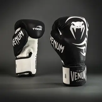 Venum VENUM - Mike Tyson Replica Boxing Gloves - Deep Black/Optical White