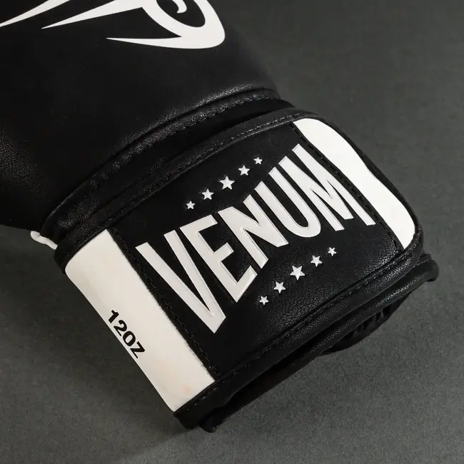 Venum Mike Tyson Replica Boxing Gloves - Deep Black/Optical White