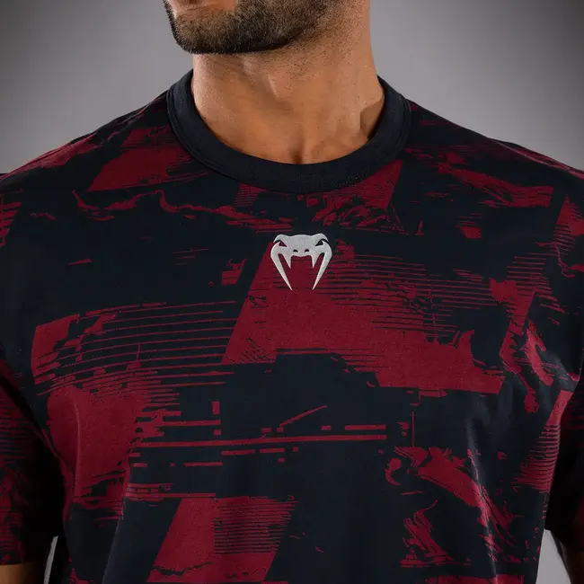 Venum Men's UFC Zenith Burgundy Authentic Fight Week Short Sleeve T-Shirt