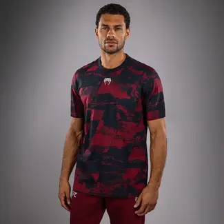 Venum Men's UFC Zenith by Venum Burgundy Authentic Fight Week Short Sleeve T-Shirt