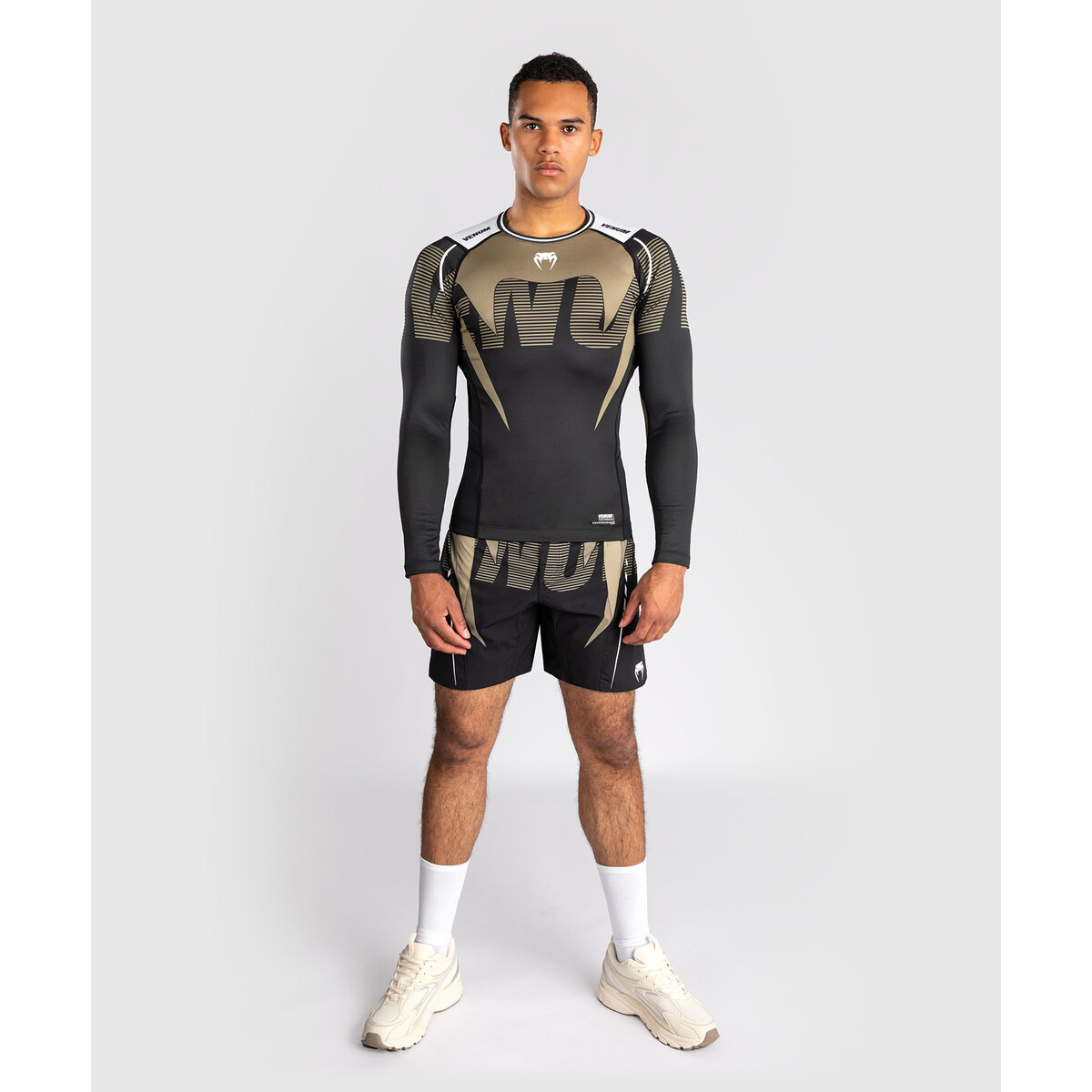 Venum Adrenaline manches longues Rashguard - noir/sable