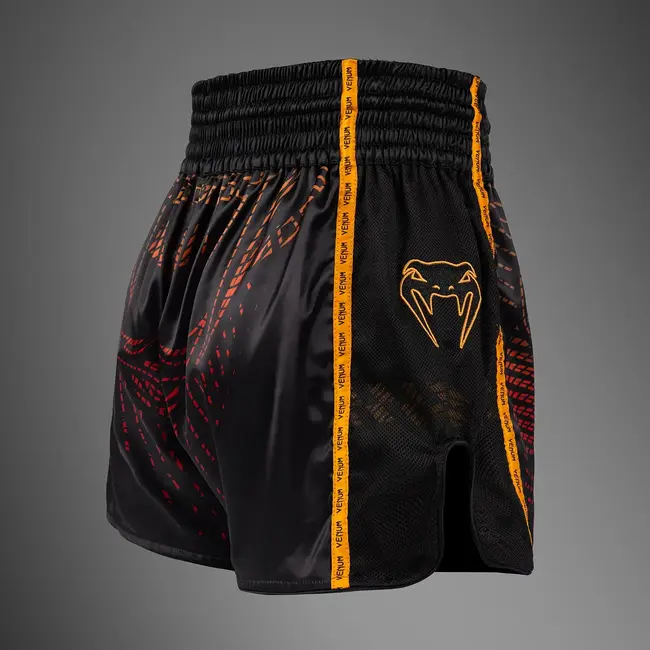 Venum Venum Quetzal Fury Muay Thai shorts - Black/Fury Red/ Tangerine