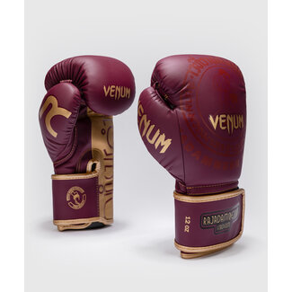 Venum Rajadamnern Boxing Gloves - Burgundy