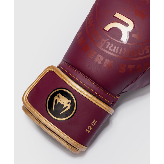 Venum Rajadamnern Boxing Gloves - Burgundy