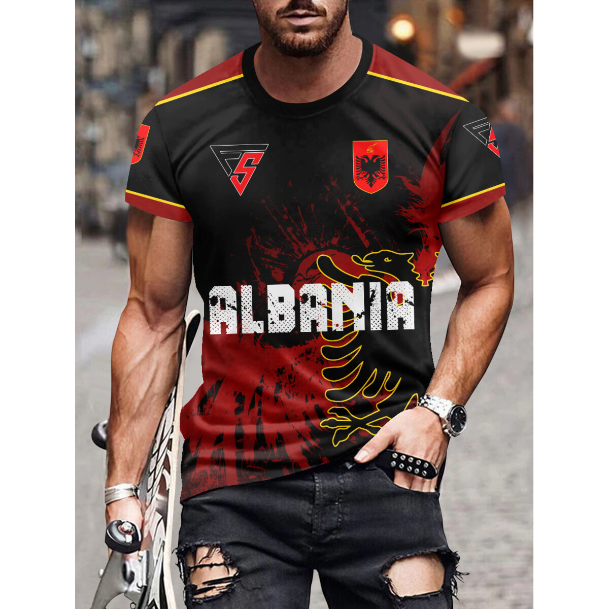 Fightsense T-shirt – Albanie