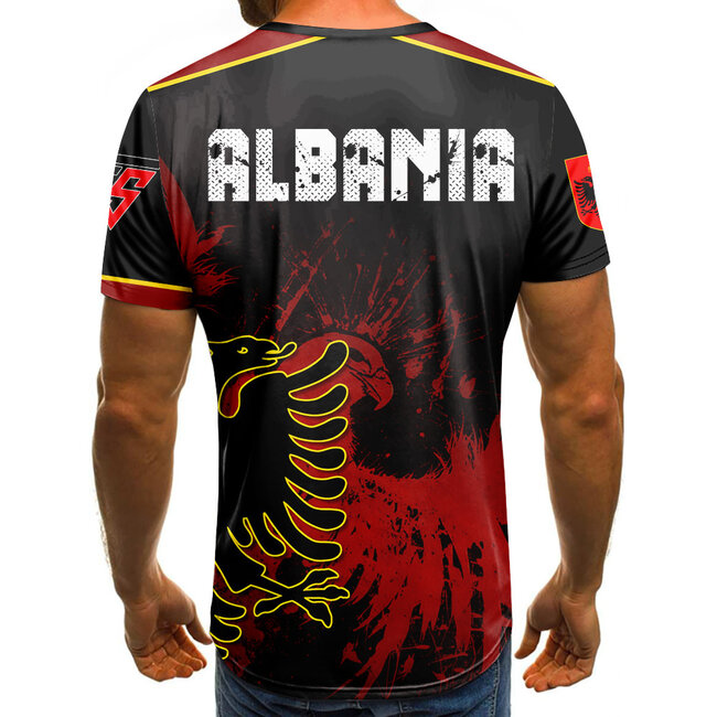 Fightsense T-shirt – Albanie – Sportshirt voor vechtsport en training