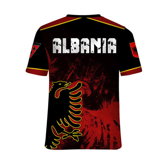 Fightsense T-shirt – Albanie – Sportshirt voor vechtsport en training