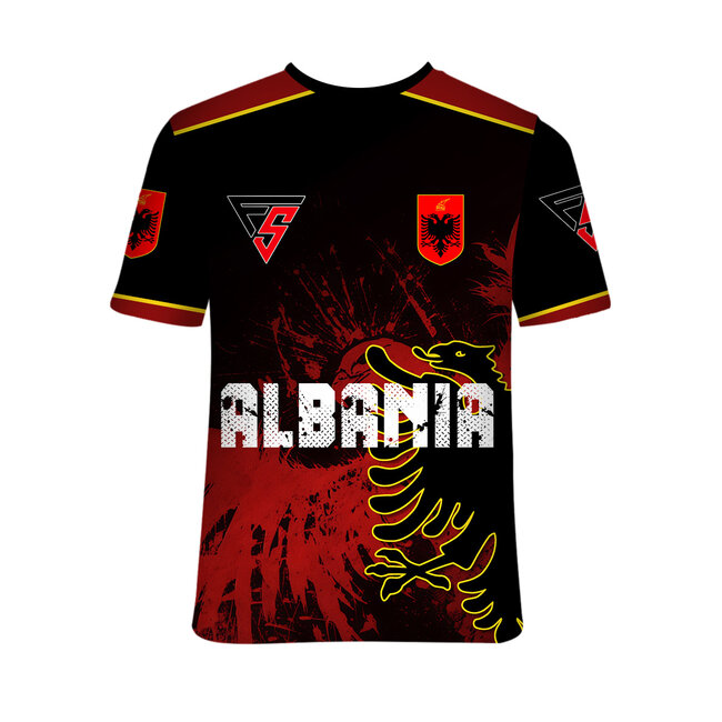 Fightsense T-shirt – Albanie – Sportshirt voor vechtsport en training