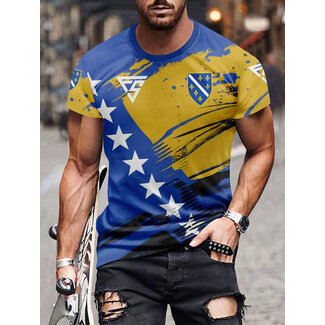 Fightsense Fightsense – Bosnia Pride Performance Shirt – BOŠNJAK Edition