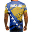 Fightsense Bosnia Pride Performance BOSNIE Shirt – BOŠNJAK Edition – Sportshirt voor vechtsport en training