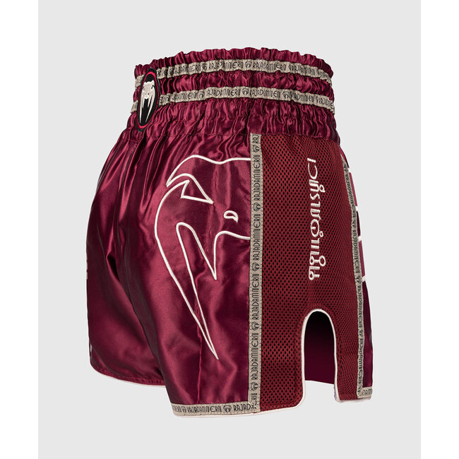 Venum Rajadamnern Muay Thai Shorts - Burgundy